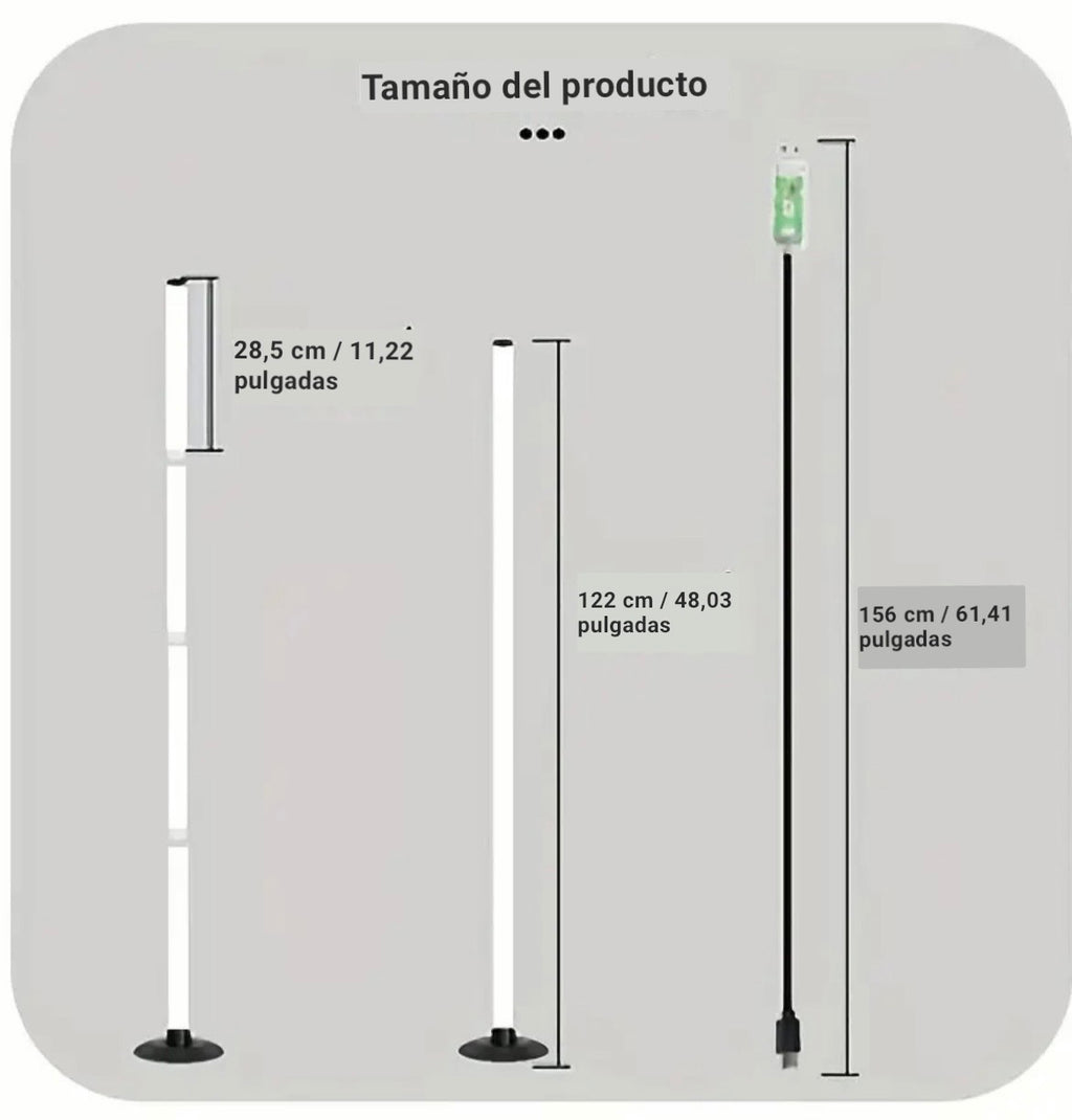 Smart LED Floor Lamp – RGB, Remote & App Control, Music Sync, Corner Lighting, Timer