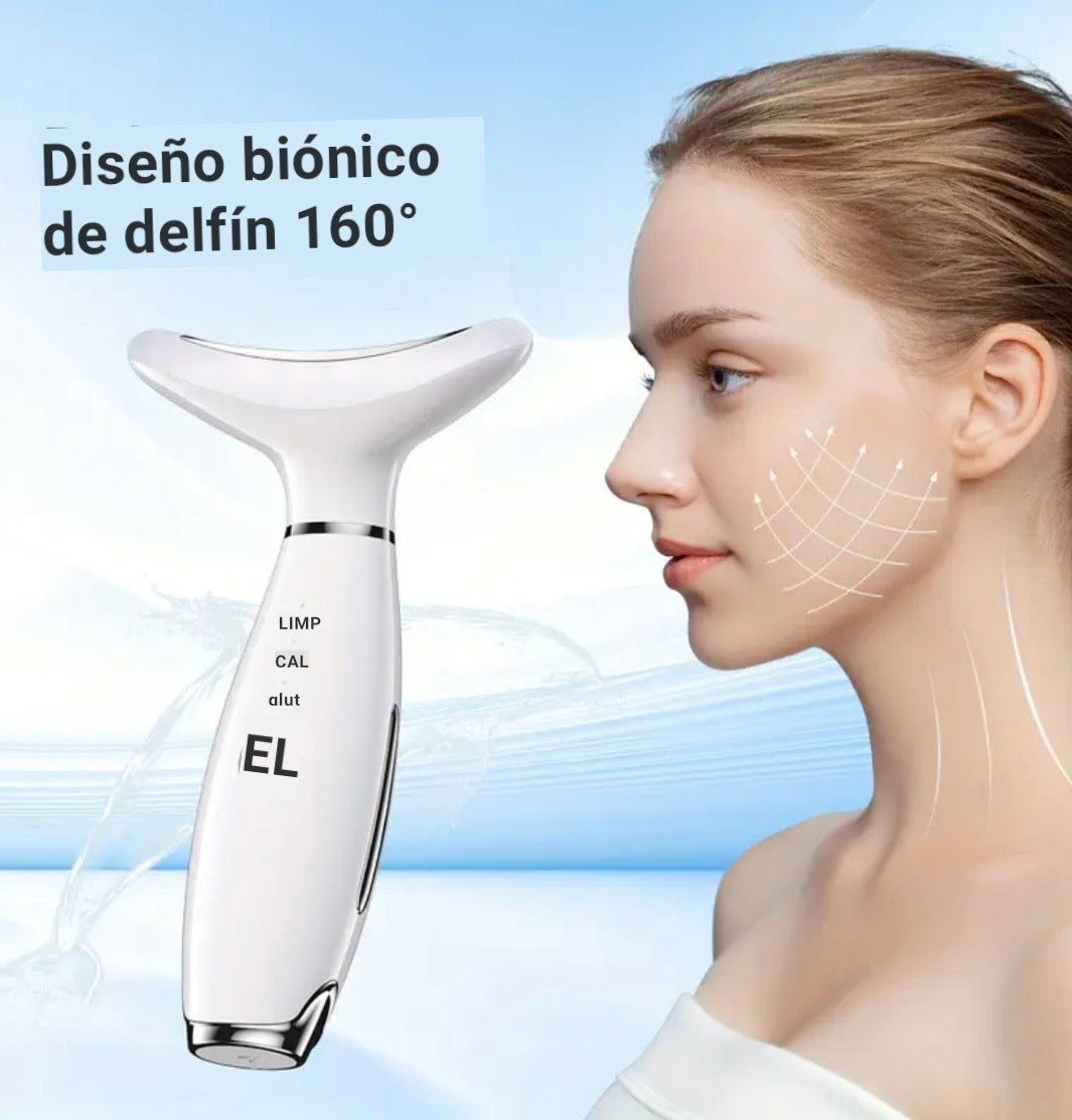 Título sugerido:
Masajeador EMS 7 Colores para Cuello y Rostro – Terapia LED Fotónic