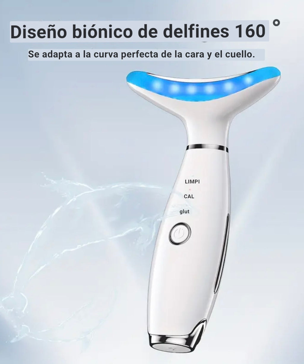 Título sugerido:
Masajeador EMS 7 Colores para Cuello y Rostro – Terapia LED Fotónic