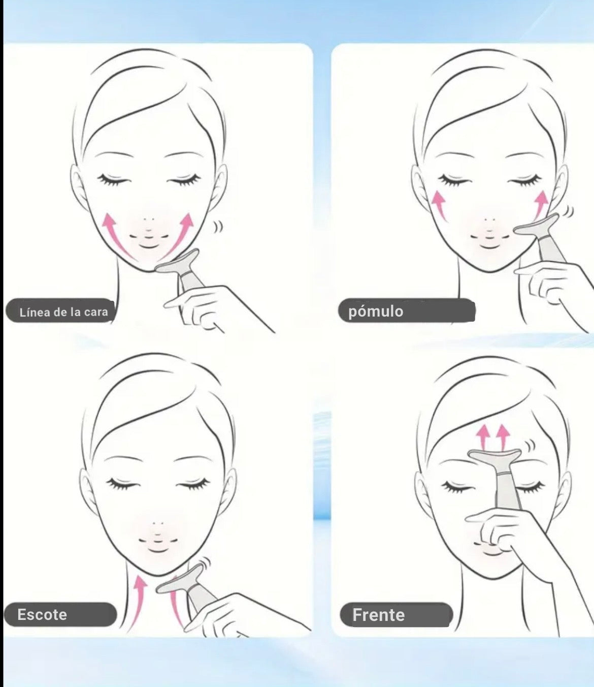 Título sugerido:
Masajeador EMS 7 Colores para Cuello y Rostro – Terapia LED Fotónic