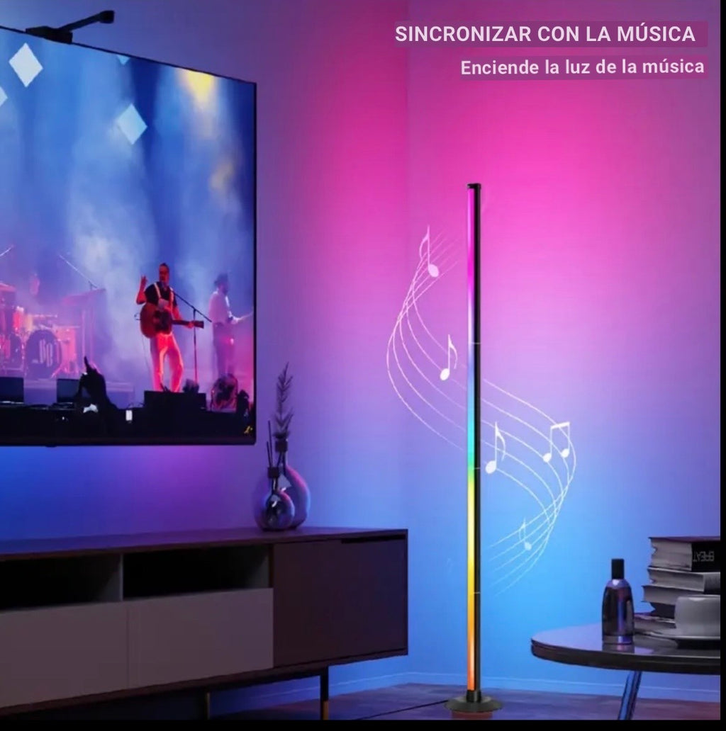 Smart LED Floor Lamp – RGB, Remote & App Control, Music Sync, Corner Lighting, Timer