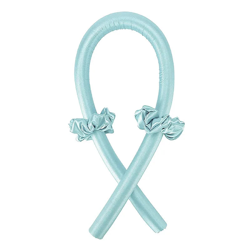 Diadema rizada sin calor para cabello largo, rulos para mujeres